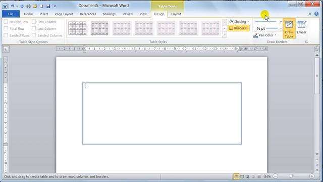 Microsoft Word 2010 Insert Tables - Tutorial 19 смотреть онлайн
