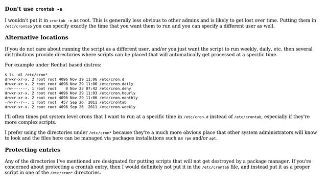 Unix & Linux: Where to put system cronjobs? (3 Solutions!!) смотреть онлайн