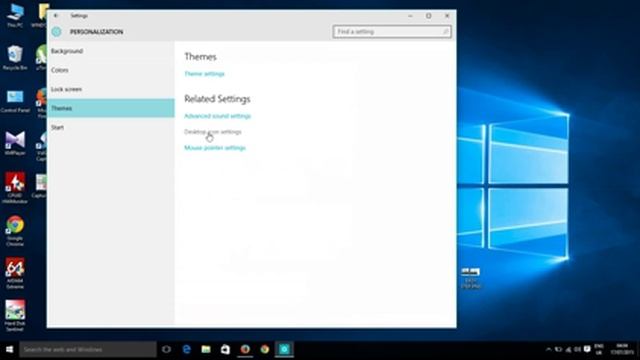 Change desktop icons new location in Windows 10 смотреть онлайн