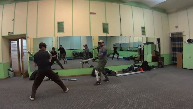 ACT Бой на мачете, фрагмент спарринга/ Machete fighting смотреть онлайн