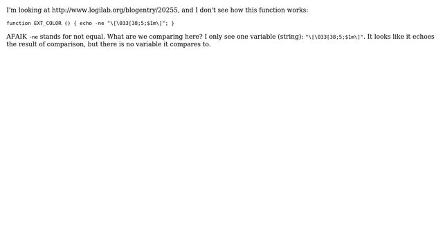 Unix & Linux: How does this bash function work? смотреть онлайн