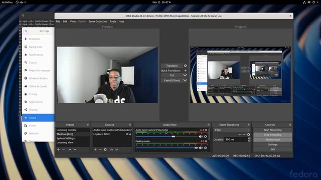 [roncoejr: tech] Fedora 30 | Configure the Yeti Pro and achieve awesome audio in Linux смотреть онлайн
