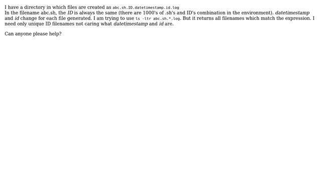 Unix & Linux: get list of files which are unique смотреть онлайн