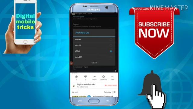 How to indtall kali Linux on android....!(Trick pc, Android,Wifi,Website facebook.haking easy 100% смотреть онлайн