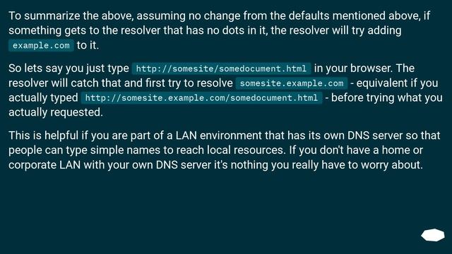 In /etc/resolv.conf, what exactly does the "search" configuration option do? смотреть онлайн
