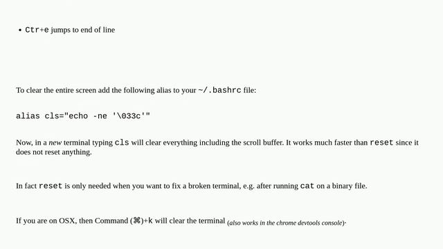 Clear terminal using keyboard shortcut смотреть онлайн