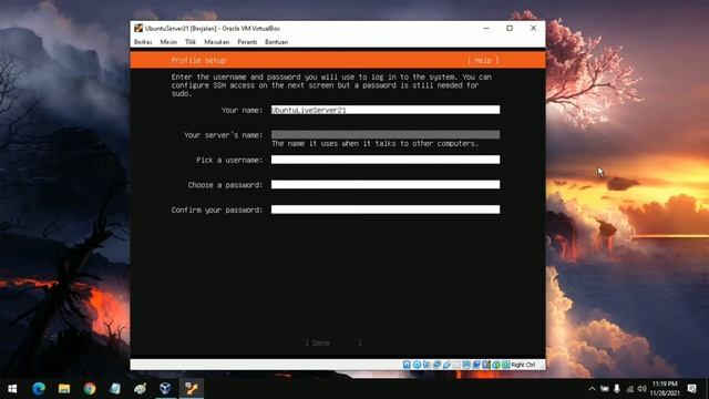 Cara menginstal Linux Ubuntu Server 21 di Virtual Box Kelompok Sujudi Hanif STMIK Bani Saleh 2021 смотреть онлайн