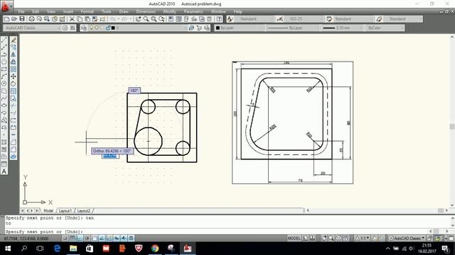 AUTOCAD ÖRNEK  BASİT
