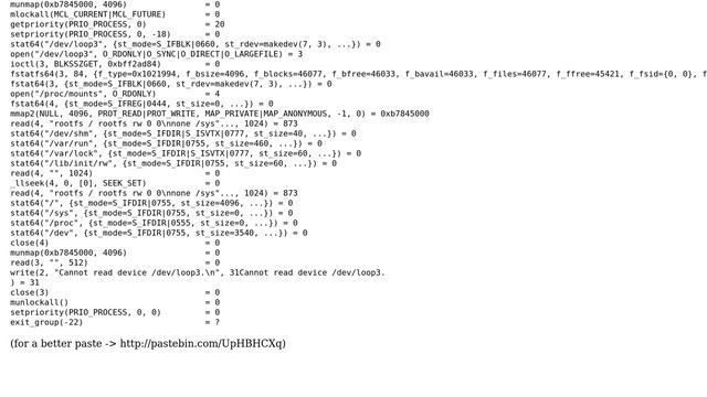 Cannot read device /dev/loop0 смотреть онлайн