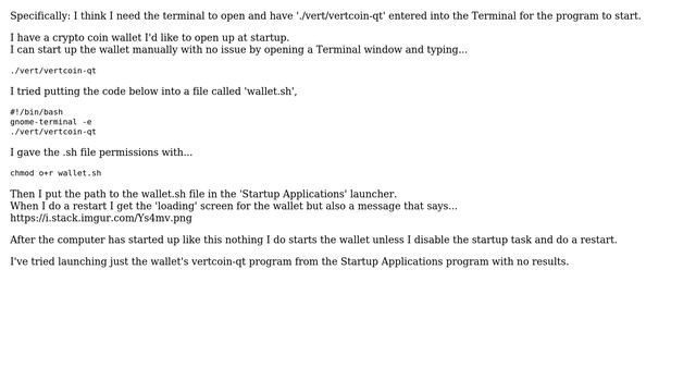 Ubuntu: How To Get Terminal to Open, Launch a Program, and Stay Open At Startup? смотреть онлайн