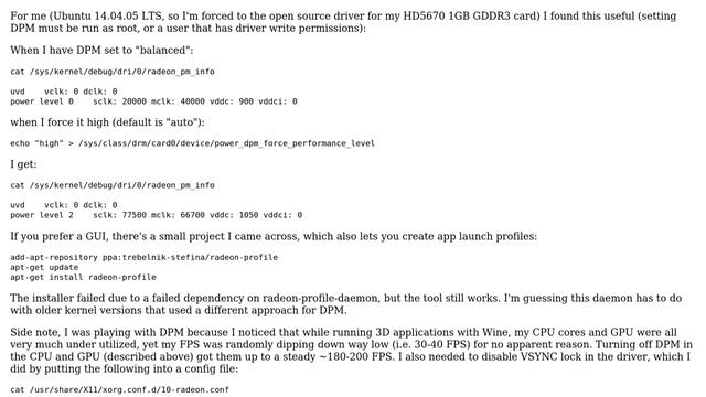 Ubuntu: How to see actual AMD GPU frequency with radeon driver on Xenial? смотреть онлайн