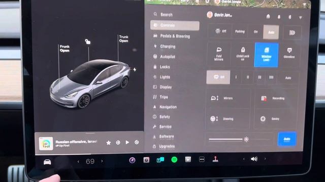 Tesla Model 3 Centre Screen And Systems