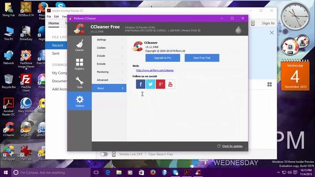 Windows 10 Home Insider Preview (Build 10576) in VMware Workstation Pro! смотреть онлайн