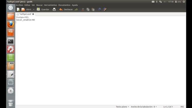 Servidor FTP en Ubuntu смотреть онлайн