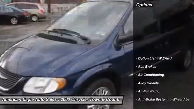 2003 Chrysler Town & Country Limited AWD Washington NJ 07882 смотреть онлайн