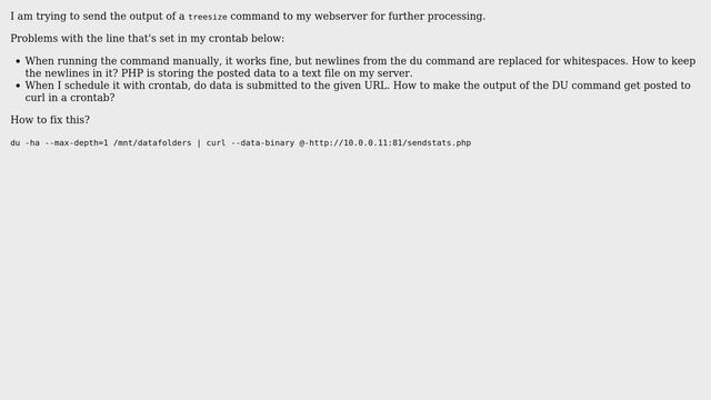 Unix & Linux: Problems with crontab du to curl смотреть онлайн