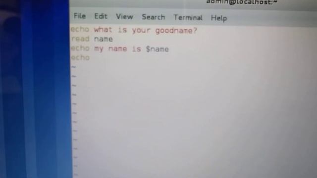 Unix/Linux shell prog1 ,How to open vi editor and use of echo and read statements.by Doleshwar sir смотреть онлайн