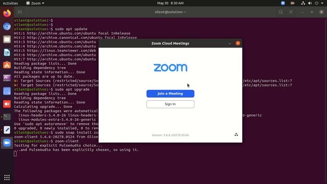 Install ZOOM on Ubuntu 20 04 смотреть онлайн