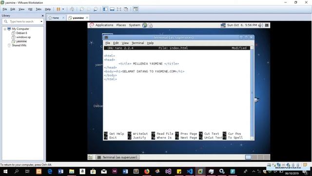 WEB SERVER DEBIAN 6 DI VMWARE смотреть онлайн