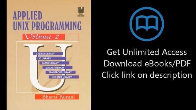 Applied UNIX Programming Volume 2 (Bk/Disk) смотреть онлайн