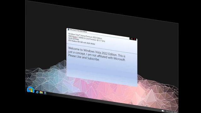 Windows Vista 2022 Concept смотреть онлайн