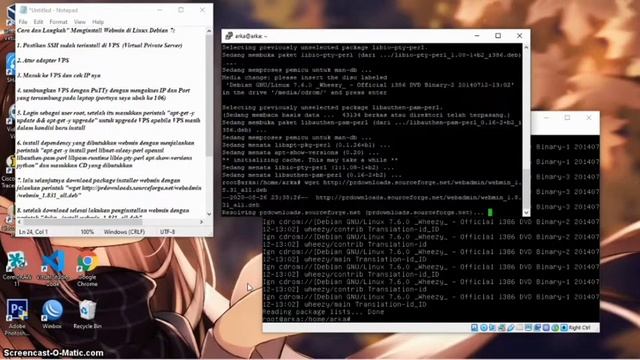 Cara install Webmin pada Debian 7 смотреть онлайн