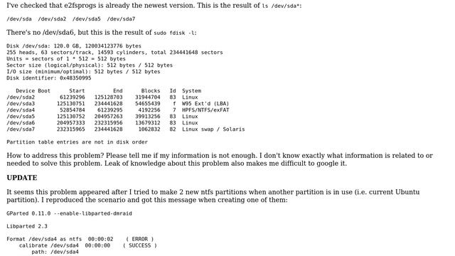Partition doesn't listed in /dev/ смотреть онлайн