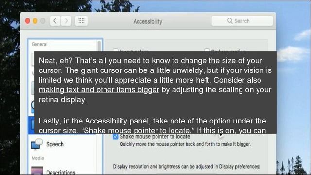 How to Make the Mouse Cursor Bigger or Smaller on Your Mac смотреть онлайн