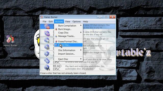 Install-Free Hanso Burner v.2.8 смотреть онлайн