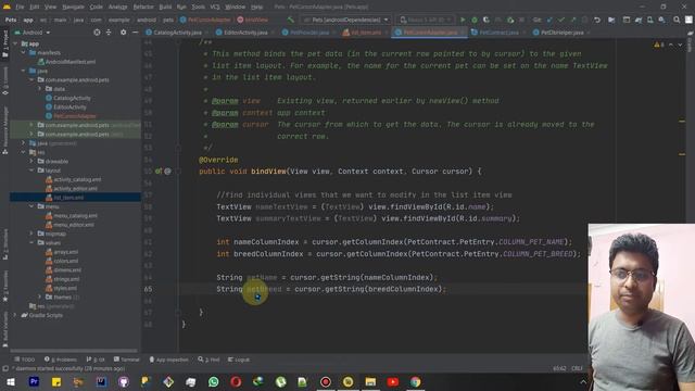 Class 270 - Implementing Bind View Method | Android App Development Complete Course In Hindi смотреть онлайн