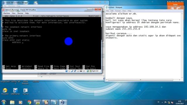 KONFIGURASI IP ADDRESS PADA OS DEBIAN смотреть онлайн