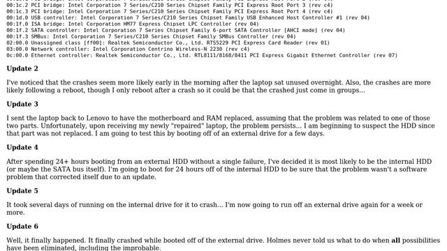 Lenovo Thinkpad E430 Running Linux Freezes Seemingly Randomly смотреть онлайн