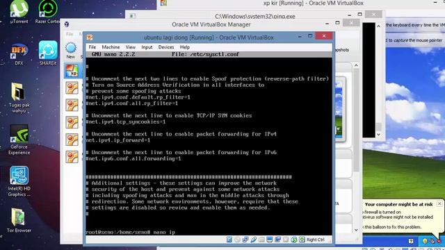 Mengkonfigurasi Routing di ubuntu lewat virtualbox смотреть онлайн