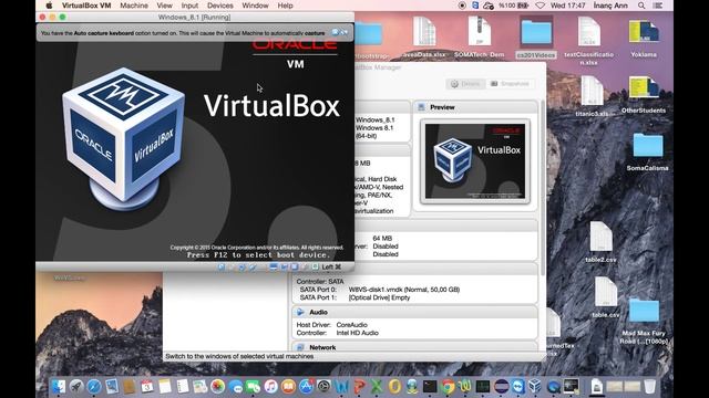 CS201 - Virtual Windows 8 Installation on Mac смотреть онлайн