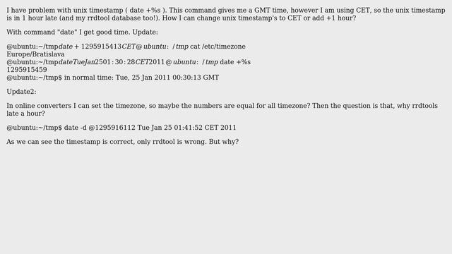 DevOps & SysAdmins: unix timestamp wrong time with rrdtools (2 Solutions!!) смотреть онлайн