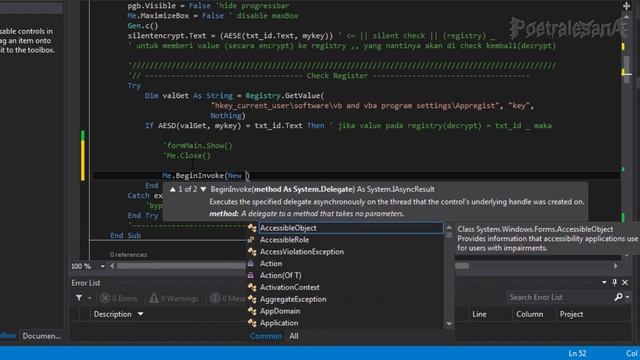 [VB.NET C#] Counter Error Close Form on Load (MetroFreamwork) . смотреть онлайн
