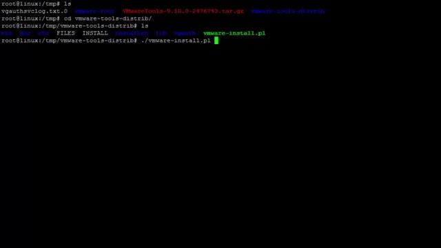 Vmware ESXi - Vmware Tools installation on Linux смотреть онлайн