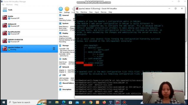 Instalasi Dan Konfigurasi Apache2 Debian Linux Versi 10 beserta tampilan html yang dibuat смотреть онлайн