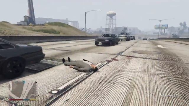 GTA V - Bitch ran Michael Over смотреть онлайн
