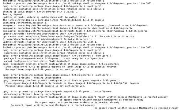 Broken dependencies after installing kernel 4.6 on Ubuntu 16.04 MATE смотреть онлайн