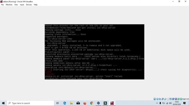 Setting DHCP Server Pada Debian смотреть онлайн