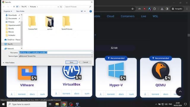 Installing Kali Linux 2024.1 on Virtualbox смотреть онлайн