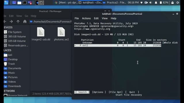 Data carving en una imagen forense | Kali Linux смотреть онлайн