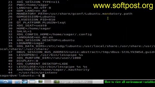 How to view all environment variables in Fedora смотреть онлайн