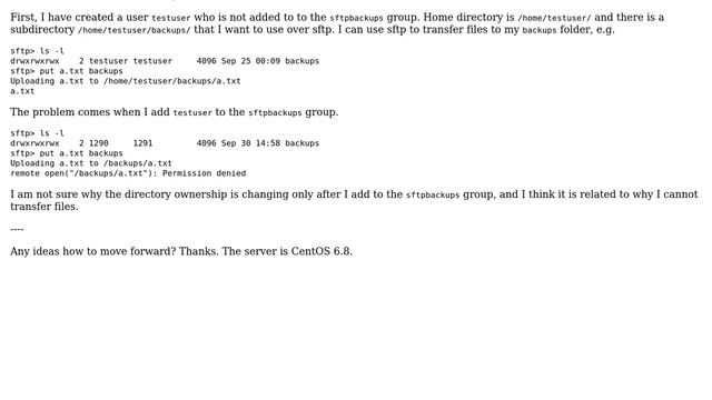 DevOps & SysAdmins: chroot and sftp: directory ownership changes unexpectedly смотреть онлайн
