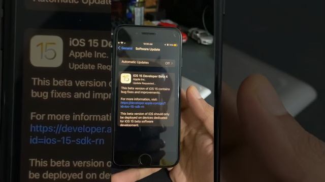 IOS 15 Developer Beta 4 installation смотреть онлайн