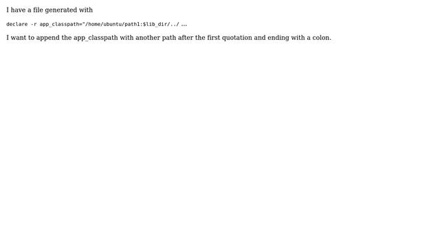 Unix & Linux: Sed script to modify path смотреть онлайн