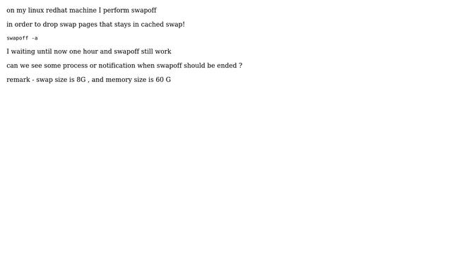 DevOps & SysAdmins: linux + how to know when swapoff -a should be ended смотреть онлайн