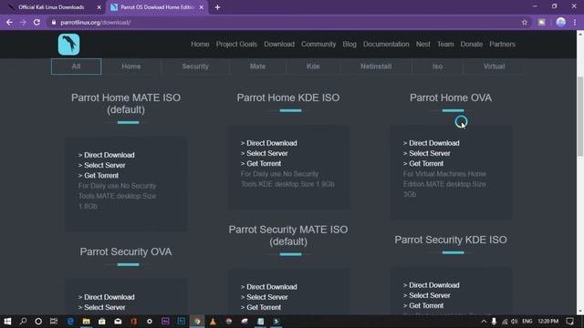 how to download kali linux 2020.2 and parrot os 2020 | download os free смотреть онлайн