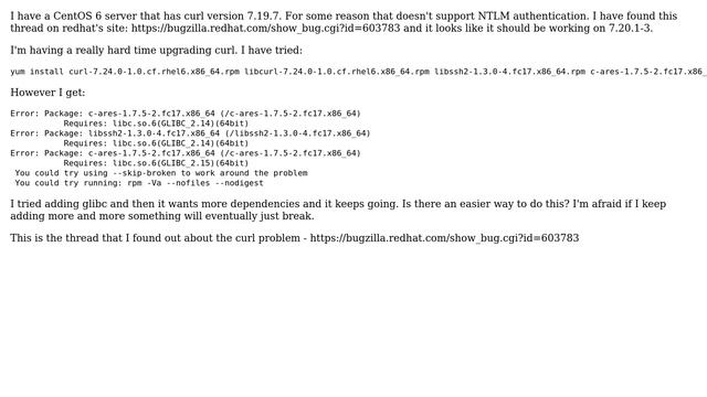 DevOps & SysAdmins: Need help upgrading curl on CentOS 6 смотреть онлайн